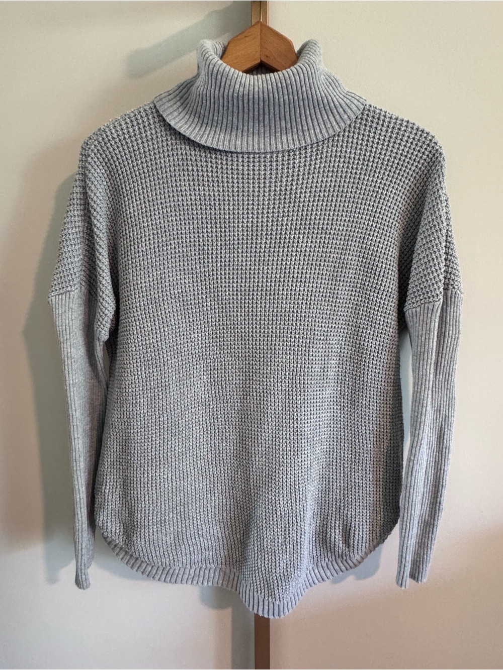 MICHAEL Michael Kors Light Gray Knit Turtleneck Sweater